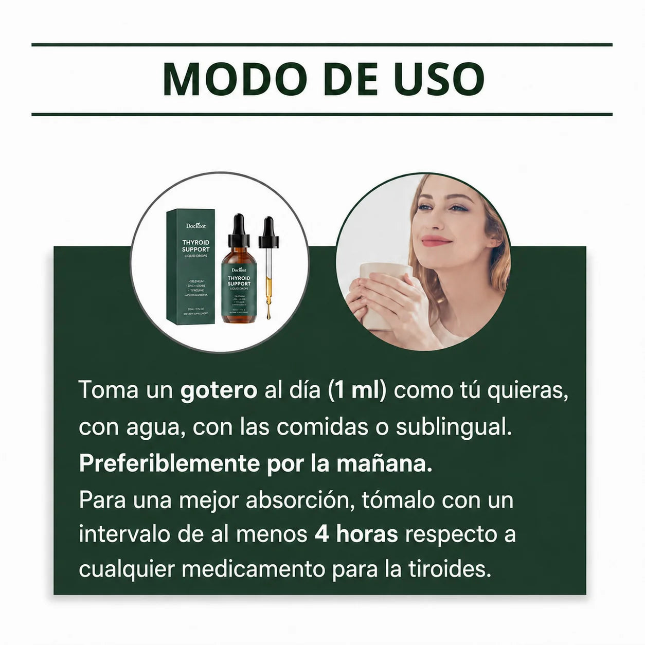 TiroClear® | Activador Tiroideo™ en gotas para tu tiroides