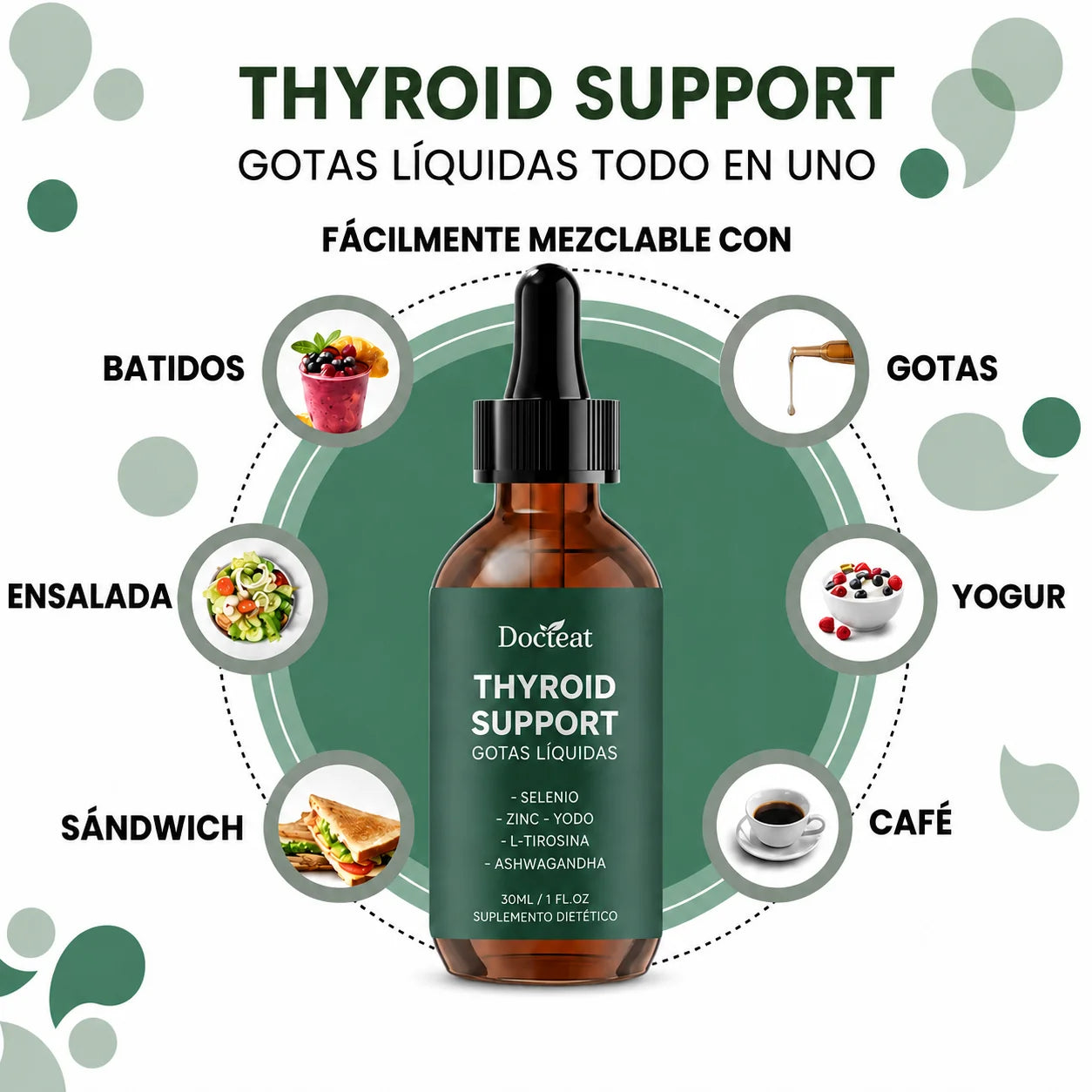 TiroClear® | Activador Tiroideo™ en gotas para tu tiroides